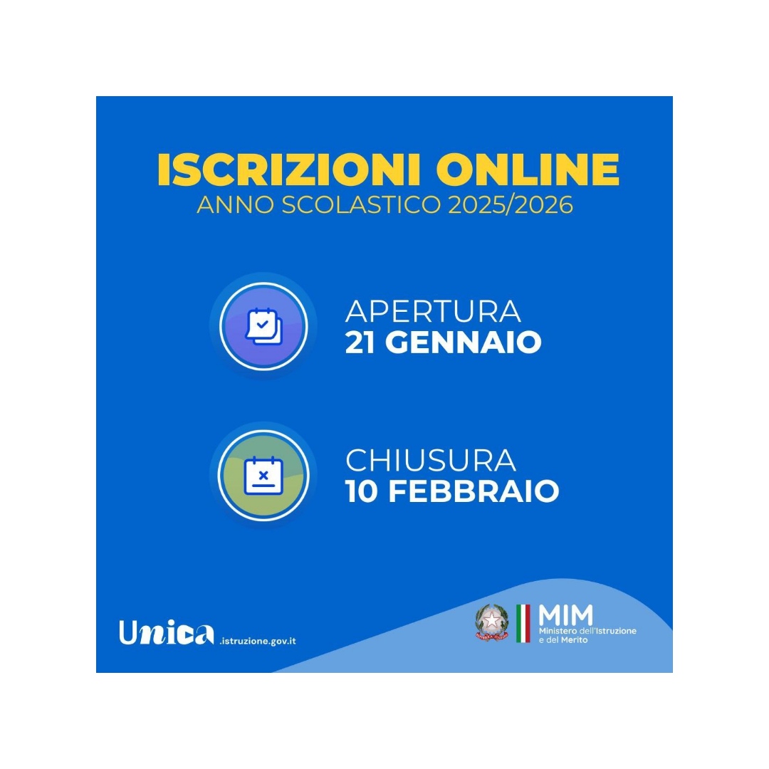 Scopri di più sull'articolo AVVISO IMPORTANTE – Nuove date iscrizioni Anno Scolastico 2025/2026