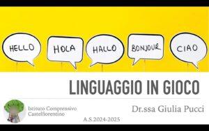 Scopri di più sull'articolo IL LINGUAGGIO IN GIOCO
