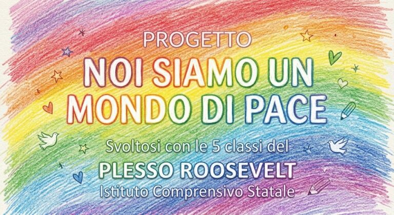 Scopri di più sull'articolo Plesso Roosevelt : “Noi siamo un mondo di pace”