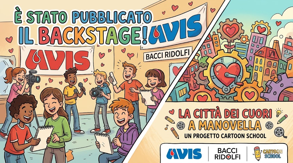 Al momento stai visualizzando BACKSTAGE – La Città dei Cuori a Manovella | Progetto Cartoon School (AVIS Bacci Ridolfi)